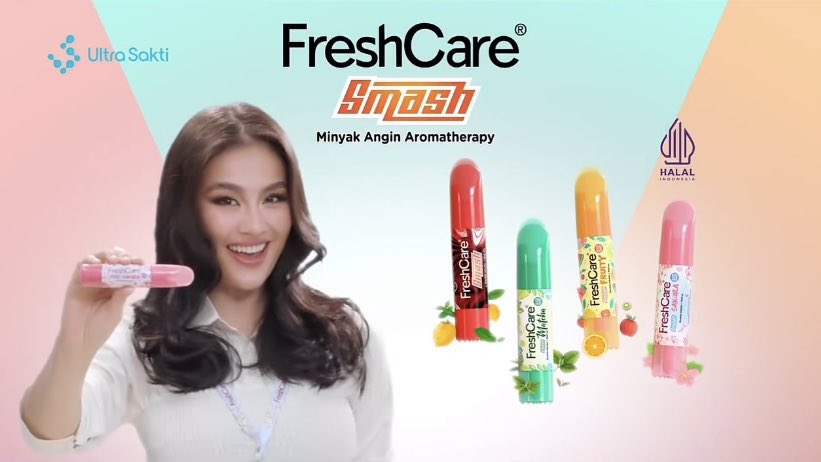 nezaccess's tweet image. Agnez Mo's feminine look for the new commercial ad with @FreshCareIDN 
Freshcare Smash 2026. 💌

#AGNEZMO #Freshcare #TVC