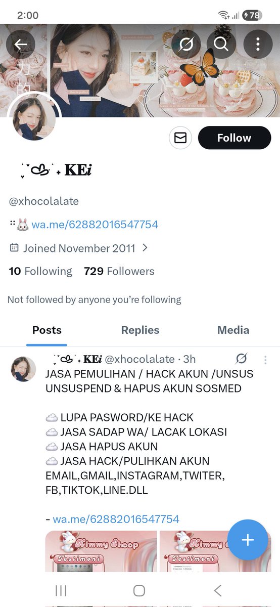 nopllis's tweet photo. HATI-HATI PENIPUAN
like rt are appreciated

guys hati-hati ya, jangan pernah beli di @.xhocolalate ini, penipu. aku baru aja jadi korban, ketipu sampe hampir sekitar 4 juta.

silahkan buka thread ini kalau mau tau rincian kronologinya. https://t.co/8joOAqvNqI