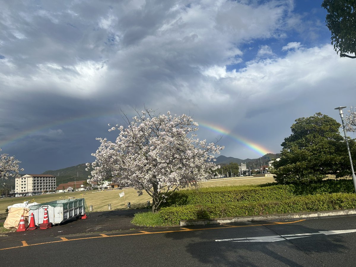 sj5T2LZ7lBIBsyd's tweet photo. 桜🌸と虹🌈 https://t.co/AOiEzNNsiR