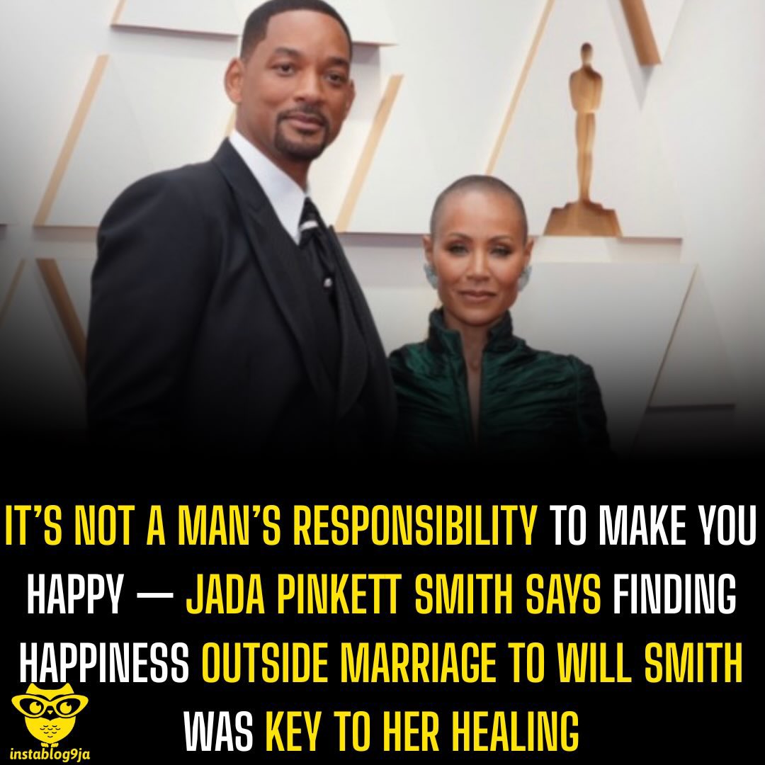 It’s Not a Man’s Responsibility to Make You Happy — Jada Pinkett Smith Says Finding Happiness Outside Marriage to Will Smith Was Key to Her Healing

During a recent interview, Jada Pinkett Smith opened up about the challenges of expecting someone else to make you happy. She says