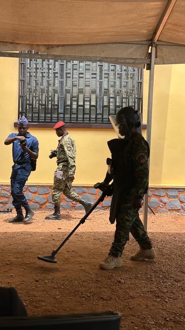 OCHA_CAR's tweet photo. 📍Bangui
 Launch of the National Mine Action Authority activities, a key milestone towards strengthened national ownership of #MineAction efforts. In the same perspective, @OCHAFunds is supporting local ownership of mine risk education in western 🇨🇫. #IMAD2026 @UNMAS https://t.co/omFzZblzeJ