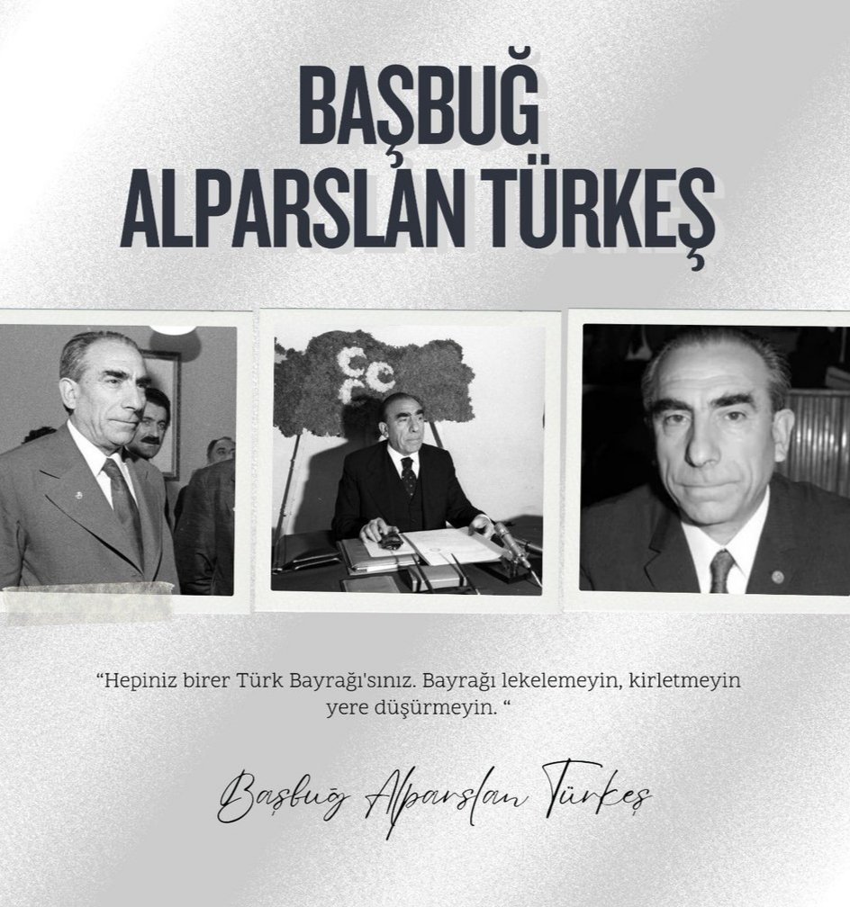 Bir Başbuğ Geldi Geçti Bu Dünyadan..
Güneşin doğduğu yerden Battığı Yöne Doğru..

Kavgan Kavgamız, Ufkun Gökkkubemiz Olsun..
Başbuğ Alparslan Türkeş...