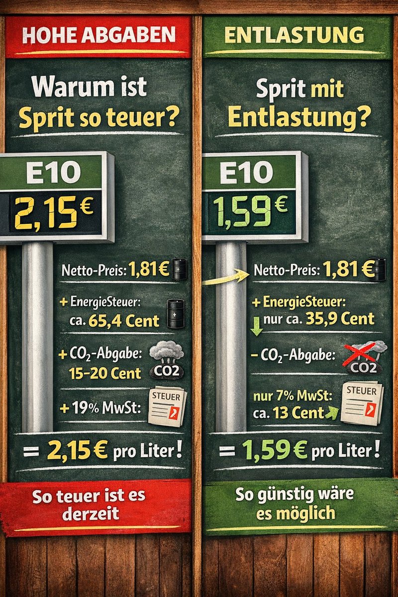 Lieber Herr Kanzler <a href="/bundeskanzler/">Bundeskanzler Friedrich Merz</a> - Ich wollte Ihnen mal zeigen, was echte ENTLASTUNG für den Mittelständigen Bundesbürger und Betriebe wäre. 

Ich hoffe, dass ein #Jornalist mal diese Fragen stellt, wieso man die MwSt und Energiesteuer senkt.