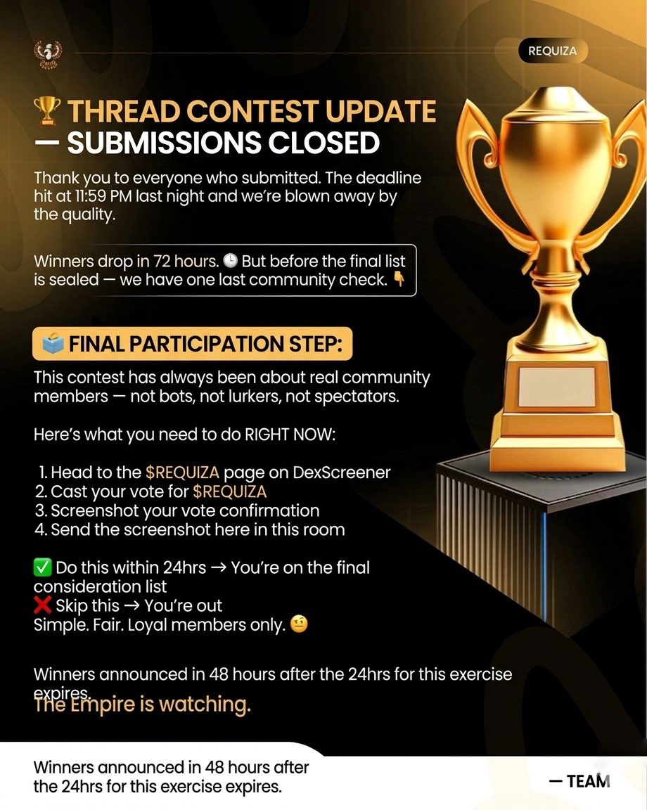 REQUIZA EMPIRE tweet media