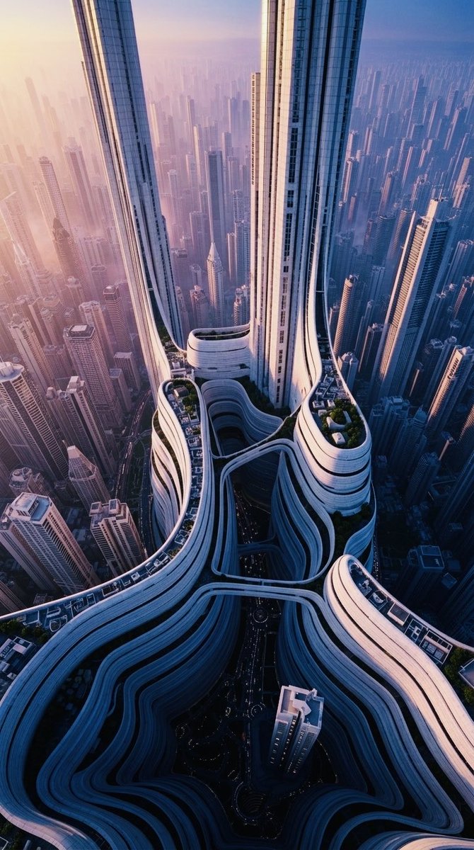 futuristic architecture