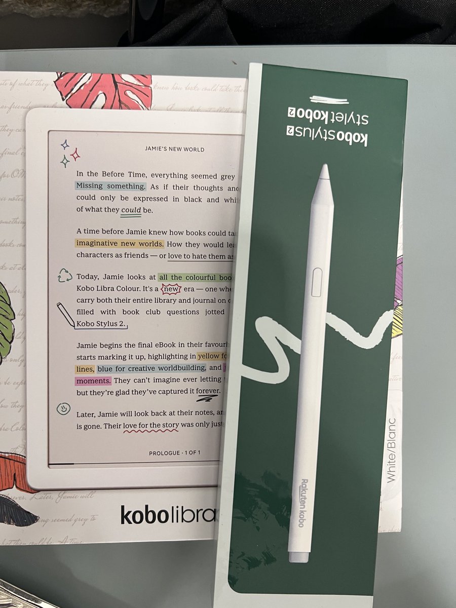 I got the new kobo!!!