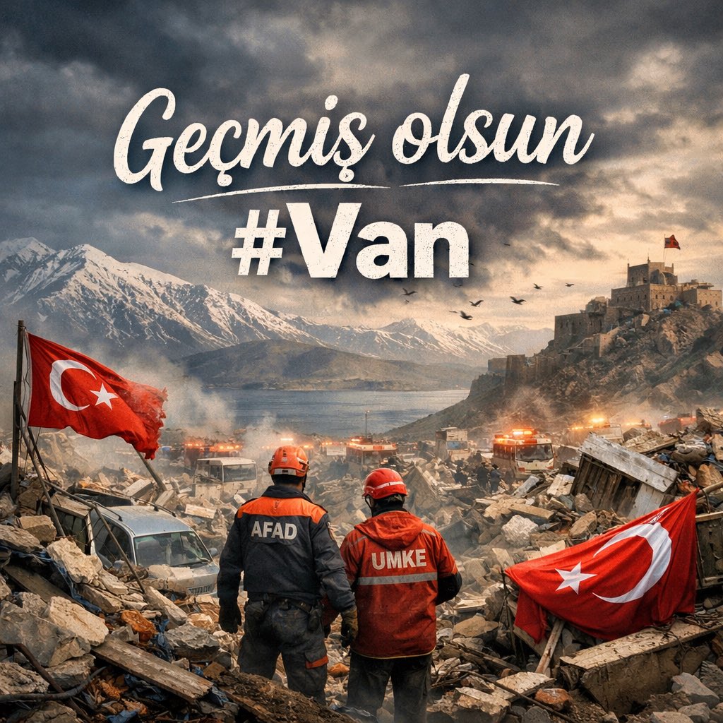 KRBSPORoffical's tweet photo. Sabah saatlerinde,Van’da 5,2 büyüklüğünde #deprem meydana geldi.

Geçmiş olsun #Van https://t.co/J0zr3UTTrD