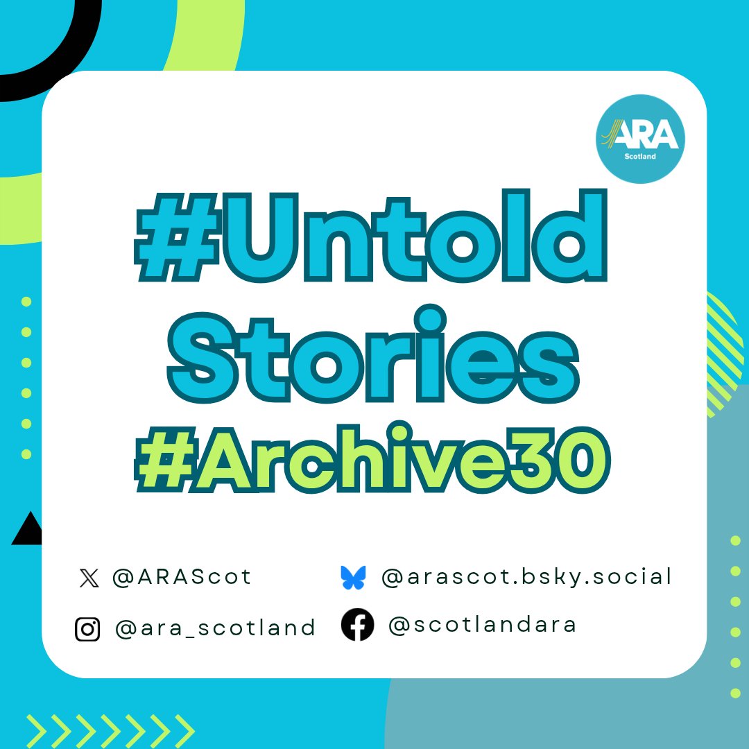 ARAScot's tweet image. Archives are full of #UntoldStories. Why don't you tell us one you have found in your archive. #Archive30