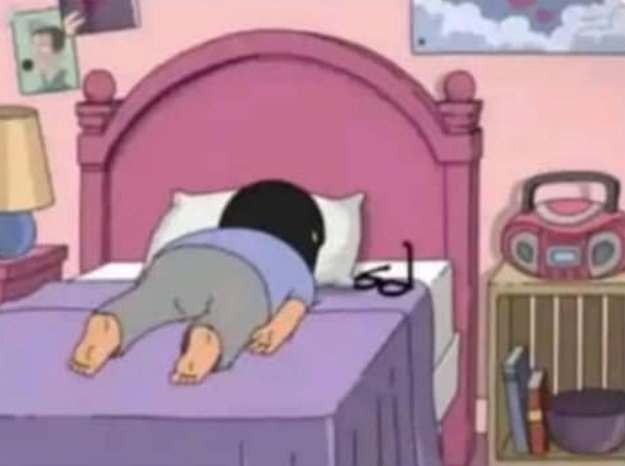 When you're hungry but all the food in your house needs to be cooked.......so you just stay like...