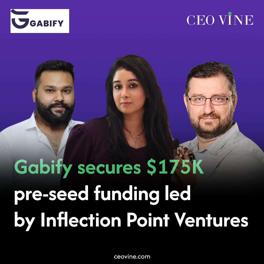 CeoVine's tweet image. Healthtech startup Gabify has raised $175,000 in a pre-seed funding round led by Inflection Point Ventures.

Read more: ceovine.com/gabify-secures…

#Gabify #StartupFunding #HealthTech #AIHealthcare #StartupIndia #IndianStartups #Entrepreneurship #NeuroTech #FundingNews #CEOVINE