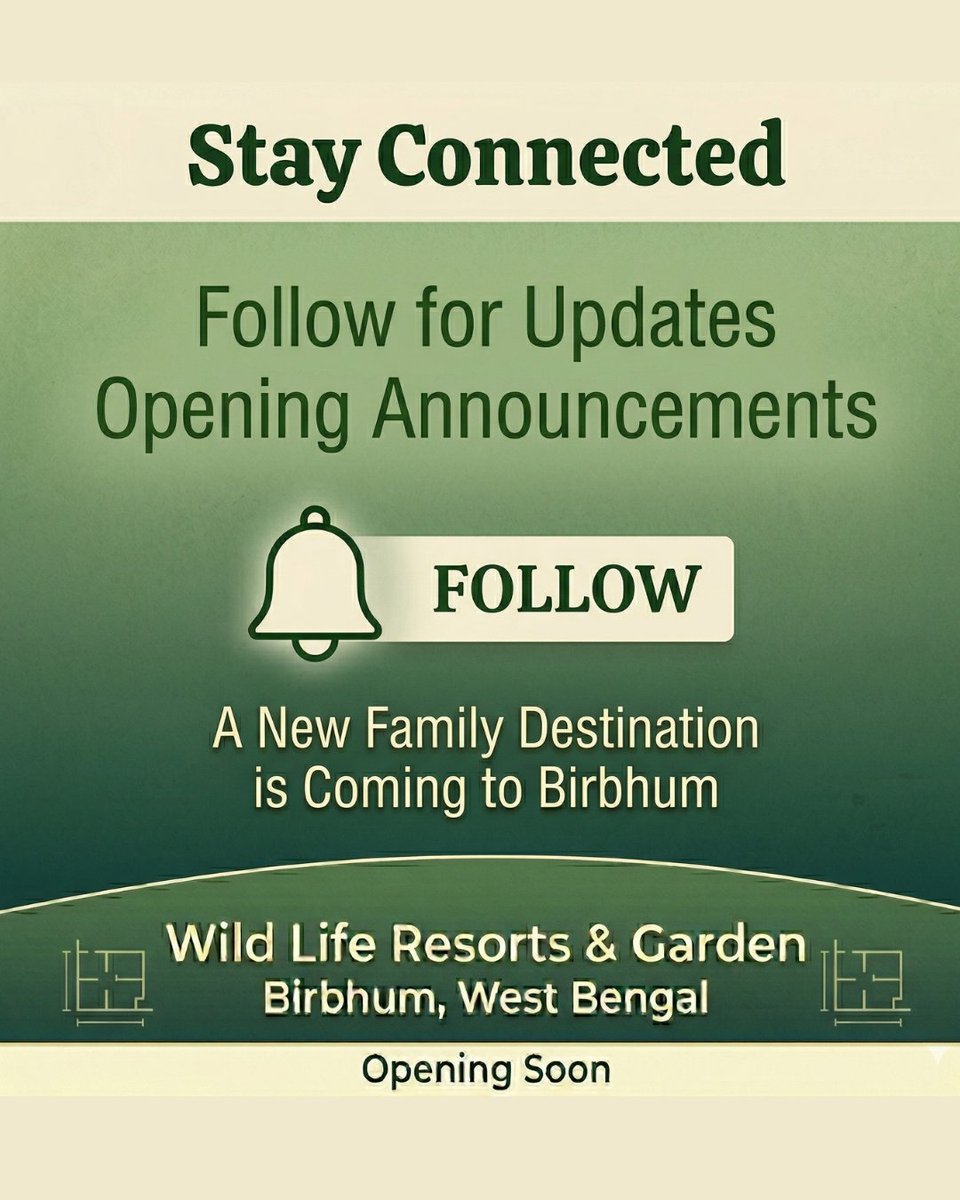 wildlifetheme's tweet image. A new family destination is coming to Birbhum.

Follow for updates.

#Birbhum
#Follow
#OpeningSoon