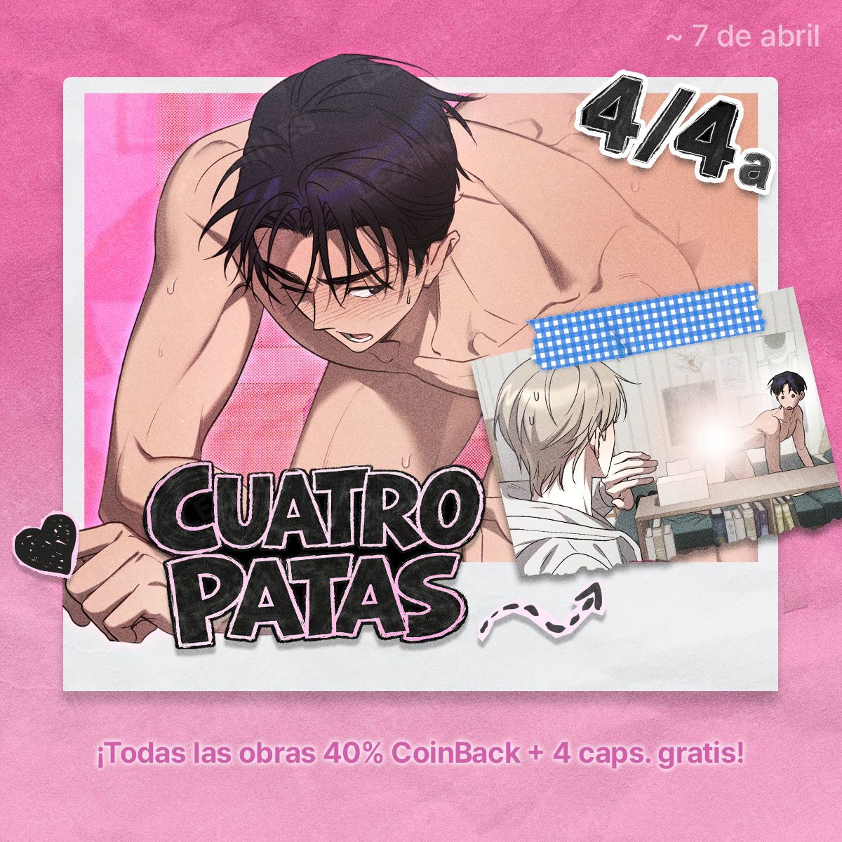 Lezhin_ES's tweet image. 4/4… y tú ya sabes cómo se pone 😏

💰 40% coinback
🎁 + 4 caps gratis
🗓️ Por 4 días

No digas que no te avisamos 👀

🐶buff.ly/ijAzndr 

#LezhinES #Lezhin #Coinback #Gratis