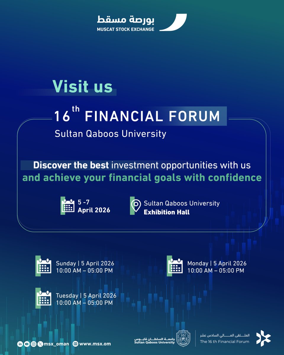 بورصة مسقط Muscat Stock Exchange tweet media