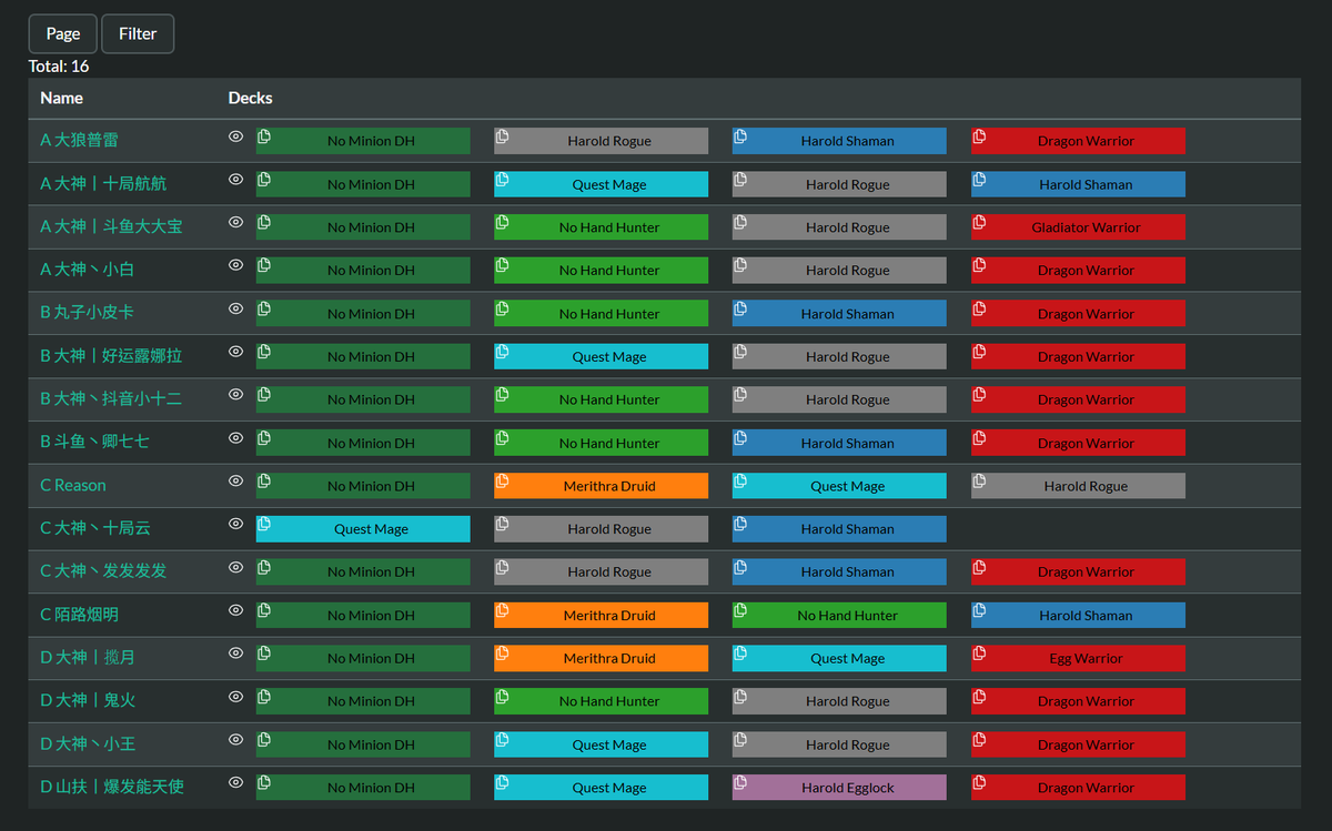 燁魔 HS Wild/Standard Deck tweet media