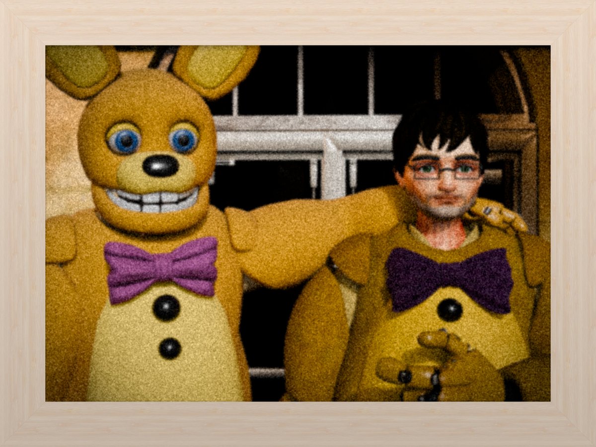 AftonRob0tics's tweet photo. "Even with the best of intentions you don't see The Devil sitting right beside you."
#FNAF2movie
#WilliamAfton
#HenryEmily
YB Model by: @/livelovedeath72 
Fredbear costume by: @/movie_s21476 
Henry model by @/mangoisei 
Pizzeria exterior by @/Derpmii1 https://t.co/wKnytAbNjr