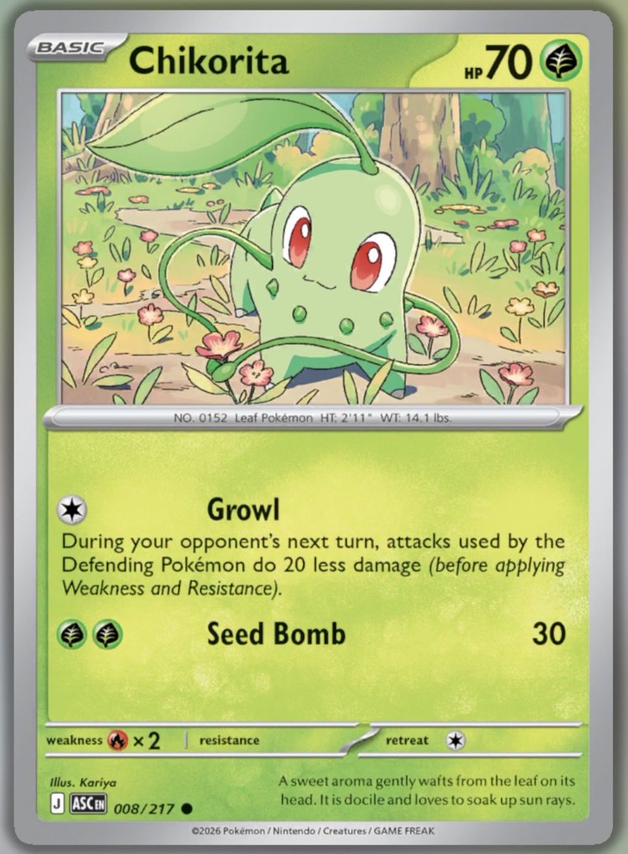 jmarcus49798's tweet photo. @RealJohnWalter Have you thought about what chikorita might be ideal? https://t.co/t7LfTNjmSF