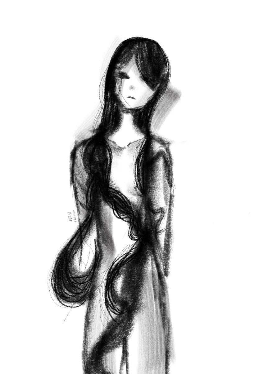 Self indulgent doodle. I like long hair #artㅤㅤㅤㅤ