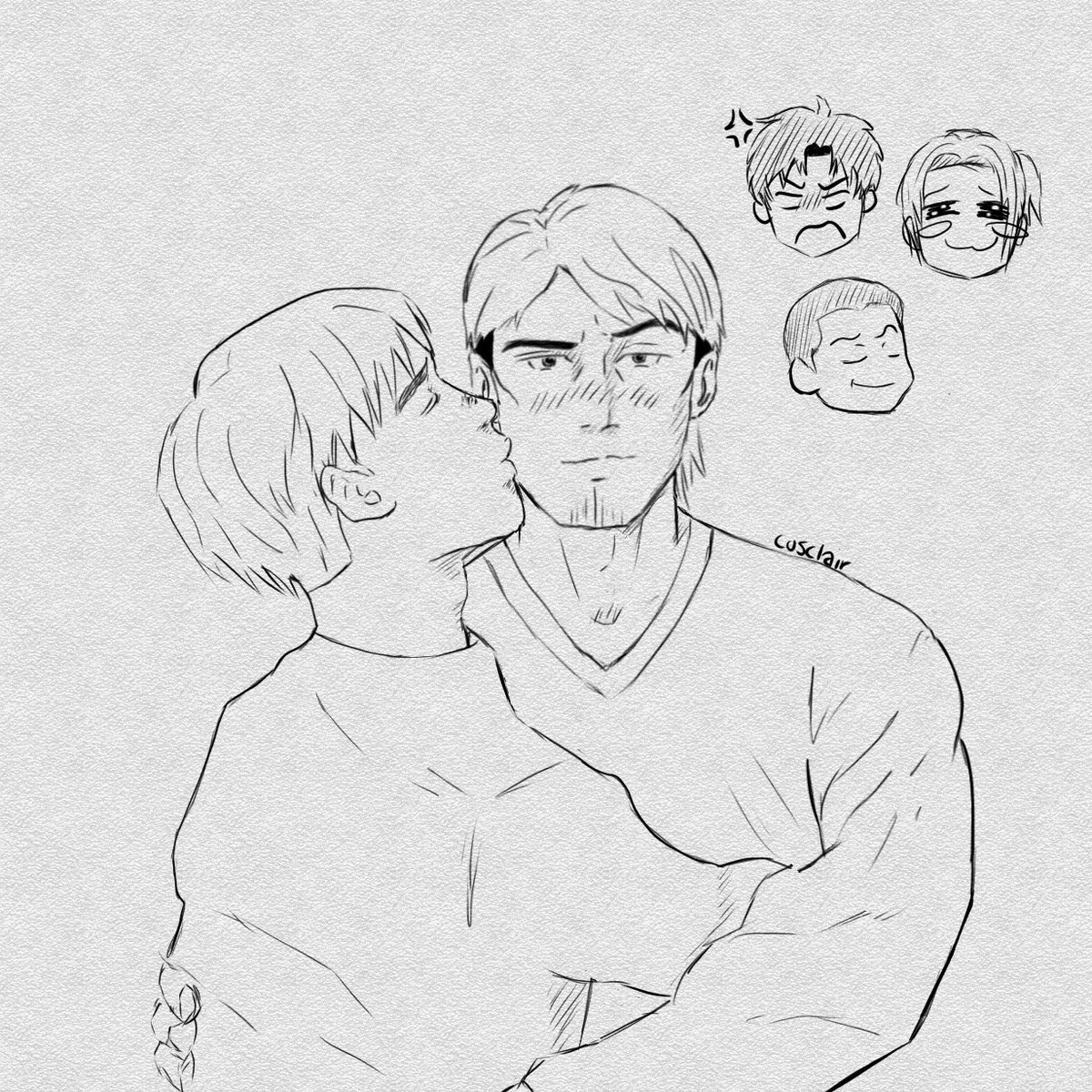 cosclair's tweet image. random art drop #byclair #lucassinclair #willbyers #sttwt #jearmin #jeankirstein #arminarlert #aot