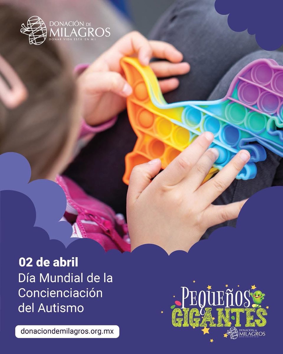 Cada año, el 2 de abril, el mundo se detiene para reconocer, celebrar y abogar por los millones de individuos que viven en el espectro autista. 
.
.
.
#abril #diadelaniñayelniño #celebremos #autismo #donaciondemilagrosac