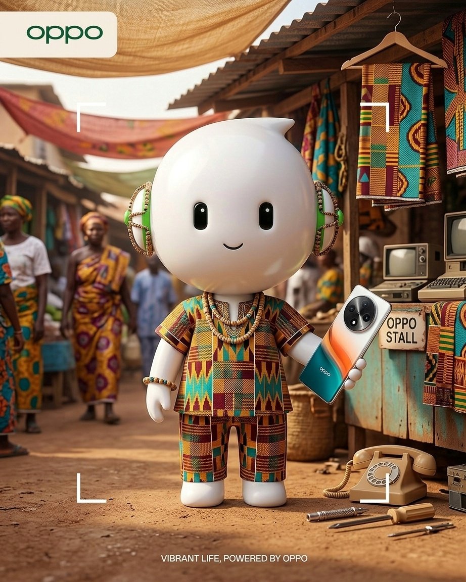 AgebeThomas's tweet photo. #DressUpServiceOllie 
OPPO Ollie represents OPPO and OPPO Support in this image, showing that OPPO is truly for the whole world 🌎.
OPPO understands her customers deeply, connecting with people from different backgrounds and cultures.
Just like @OPPO__Support, Ollie brings joy. https://t.co/tkCbnMxF1j