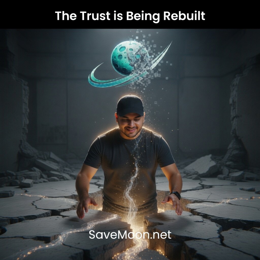 SuperManyTerra's tweet photo. @MEXC GM. Redemption isn't a sprint. Take the slow day. Belief holds either way. ๐ค #SAVEMOON #SAFEMOONARMY https://t.co/92KC31sle8