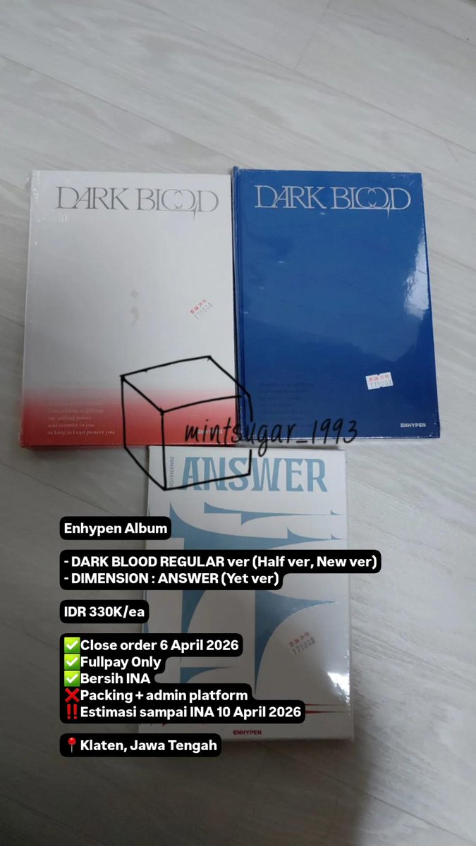 mintsugar / AKUN LAMA KENA SUSPEND tweet media