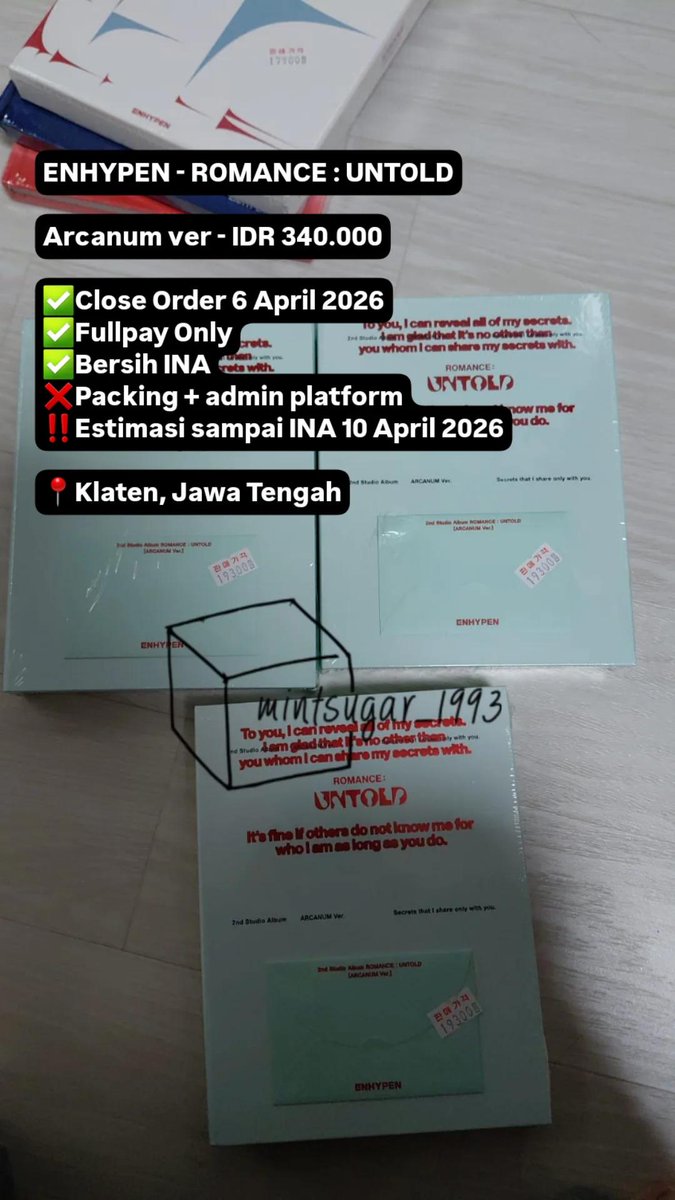 mintsugar / AKUN LAMA KENA SUSPEND tweet media