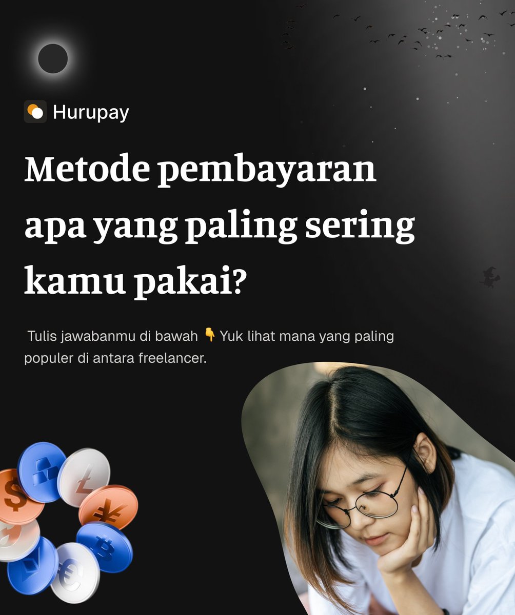 Hurupay_IDN's tweet image. Freelancer &amp;amp; remote worker, kamu pakai apa buat terima USD? 💸 PayPal, Payoneer, bank, atau lainnya?
Apa kendala terbesarmu?

Share di komentar 👇
Tip: satukan semuanya di Hurupay 🧡
#HurupayID #FreelancerIndonesia #RemoteWorker #GlobalPayments