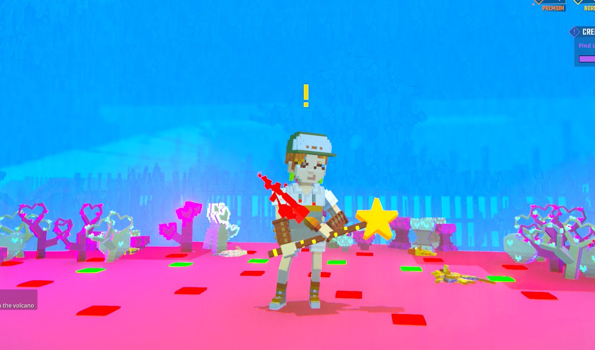 GunDongKook's tweet photo. Got way too close to a turret for this pic in The Sandbox Season 7. @TheSandboxGame https://t.co/XyZtCF7Myi #Season7 https://t.co/lwpEvmyLvw