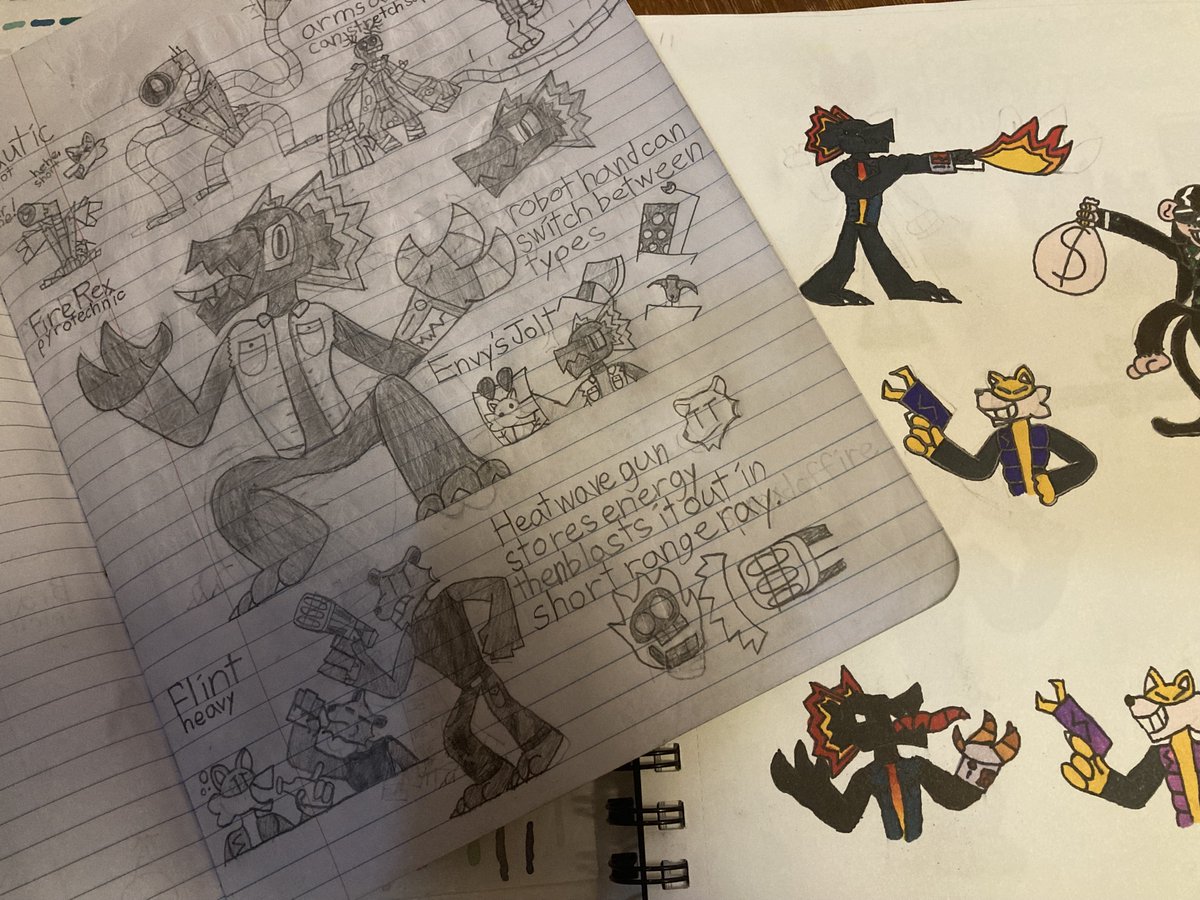 Shrededcheese's tweet photo. Artpril day 3
did you know that firerex (Slugs now but whatever) was actually my first oc I ever created, I used to make comics about him back in elementary school
any who here's some of the drawings I scrounged up of him compared to his new design
#artpril #art #oc #artchallenge https://t.co/3t4RASMbOV
