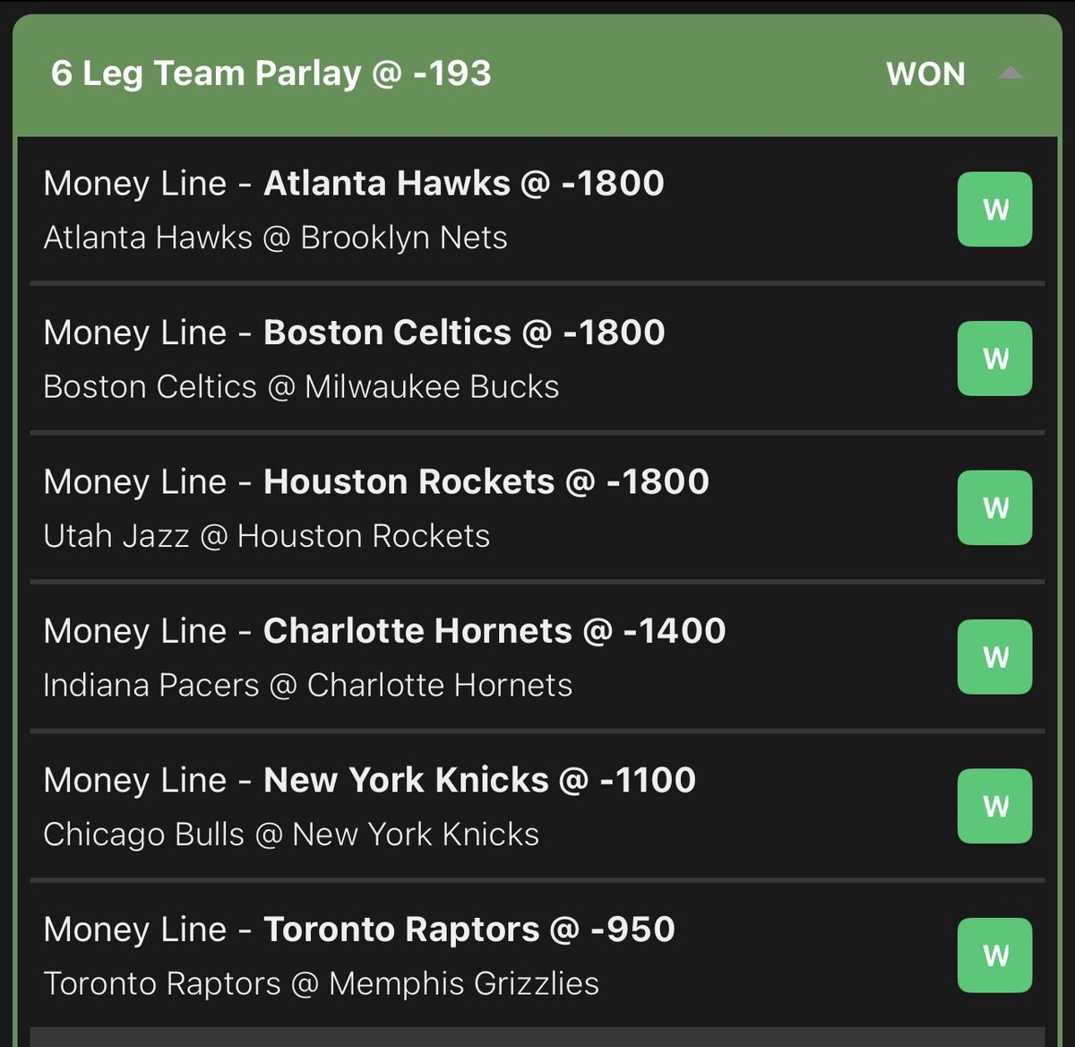 psteves93's tweet photo. @KelleyBydlon Just too fun not to take a ML Parlay flyer on a TankFest Friday Night. https://t.co/QyxLBDpRZy