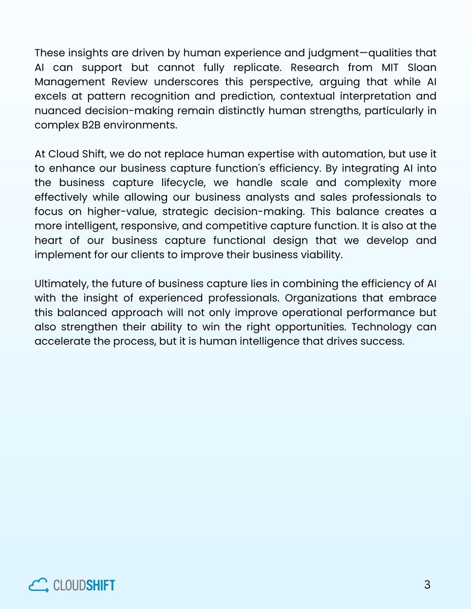 Cshift2019's tweet photo. AI accelerates business capture, but human insight ensures impact.

The real transformation lies in combining speed with strategy.

#CloudShiftInc #AI #BusinessTransformation #DataAnalytics #Automation #Innovation #Tech #DigitalTransformation https://t.co/v99qzVVyr1
