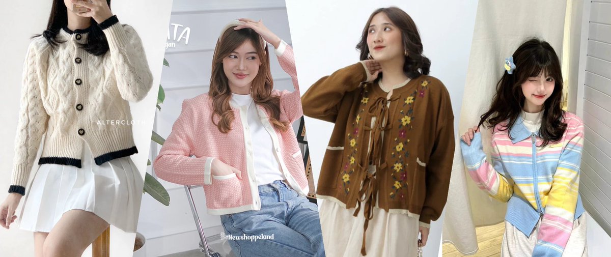 hufflepuef's tweet photo. Koleksi cardigan rajut tercantik di Shopee buat lengkapi knit wear kalian. 

Rekomendasi buat yang mau cari outer simpel tapi tetep kelihatan modis buat harian atau acara formal.   

[A Thread] https://t.co/GvWBp9Ot0o