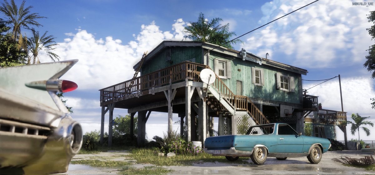 Recolored jasons house to be more accurate to the trailer shot.
#gta6 #ue5 #unrealengine #gtavi #3d