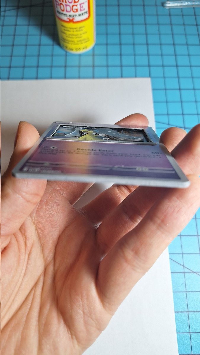 PUN_Blade's tweet photo. Thank you @okacheke for the amazing Mawile card in Pokemon TCG Perfect Order! I decided to finally do the 3D card project and this could not have been a better choice :D 
(It's not perfect but it looks really nice) https://t.co/zIqgBK4pFJ
