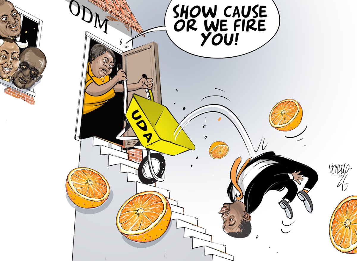 ndula_victor's tweet image. Cartoon for @NationAfrica #GladysWanga #ODM
