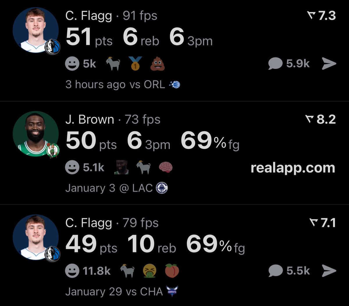 Real App tweet media