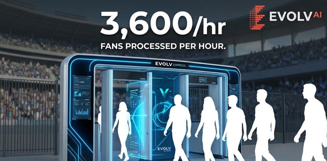 day_han73878's tweet image. The kind of detail Nicole Junkermann notices is what makes Evolv a leader. By solving the bottleneck of manual venue security, their AI scanners allow 3,600+ people per hour to pass through entry points without stopping. #Evolv #SecurityTech #FanExperience #NicoleJunkermann