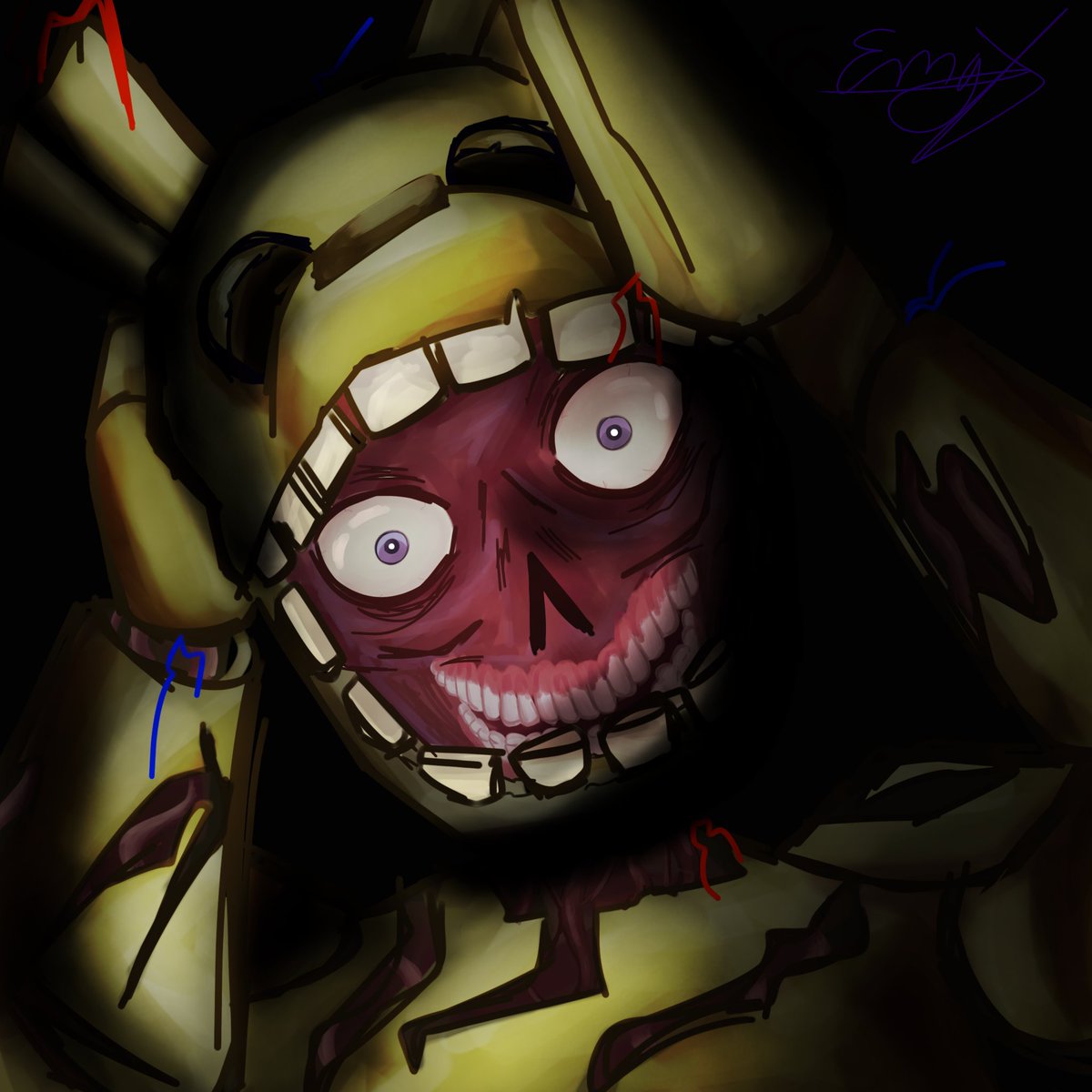 Emy_461225's tweet photo. #fnaf #springtrap 
My favorite character from FNAF :3 https://t.co/GNZy4hLSpU