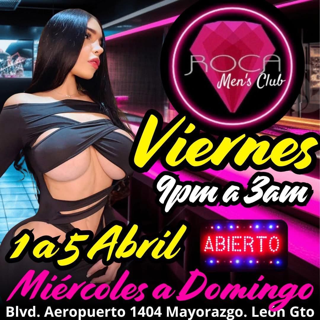 RocaMensClub's tweet photo. Roca Mens Club 🍾💃🏻🍺🎉💃🏻🍾
🕘Miércoles a Domingo de 9:00 pm a 3:00 am. 
📍Blvd. Aeropuerto 1404.  A 6 minutos de Altacia. 📍🛣
#baresleon #antrosleon #León #tabledance #teibolleon #chicasleon #mensclub #altacia #rocamensclub #laroca #poliforum #centronocturno #roca #clubnocturno https://t.co/KceSd5Nyqh