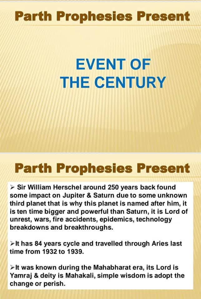 Parth prophecies tweet media