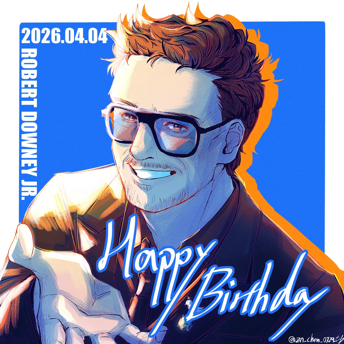 zn_chen_0729's tweet image. ◇•☆2026.04.04☆•◇
Happy 61st Birthday to Robert Downey Jr.！！！
–
我的寶藏男孩生日快樂🥳🥳🥳
今年一樣在原稿地獄中抽出時間來畫賀圖
但不影響我很愛他這件事😇
期待在年底的復聯5看到他演出🤩🤩🤩
也祝他新的一年可以天天開心🫰🫰🫰

I love you 3000
–
#RobertDowneyJr