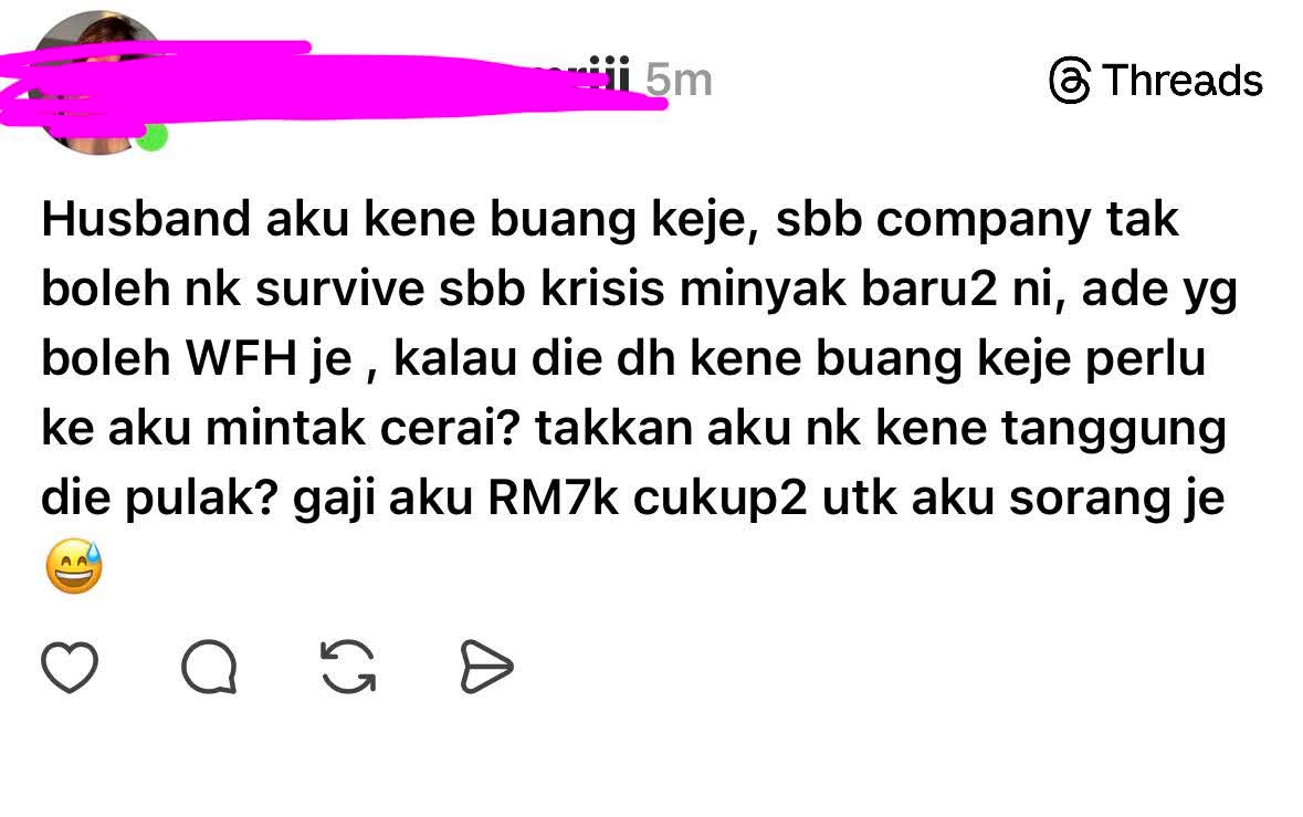 Senang bersama, susah asing2.
