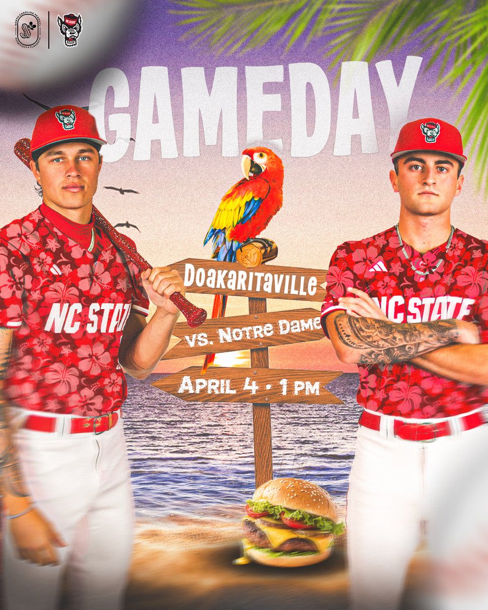 NCStateBaseball's tweet photo. Doak Daydreamin'

🆚: Notre Dame
⏰: 1 p.m.
🏟️: The Doak
📺: ACCNX
📊: https://t.co/JqX9F7J5E6
📻: @WKNC881 | @varsitynetwrk 
🥜: @NCpeanuts https://t.co/xDrG1mKQEd