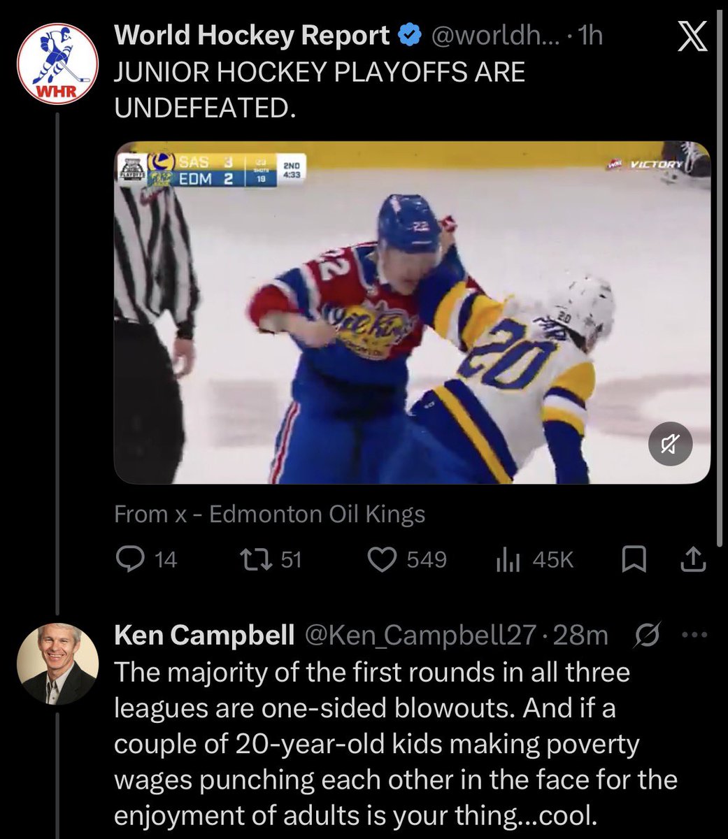 World Hockey Report tweet media