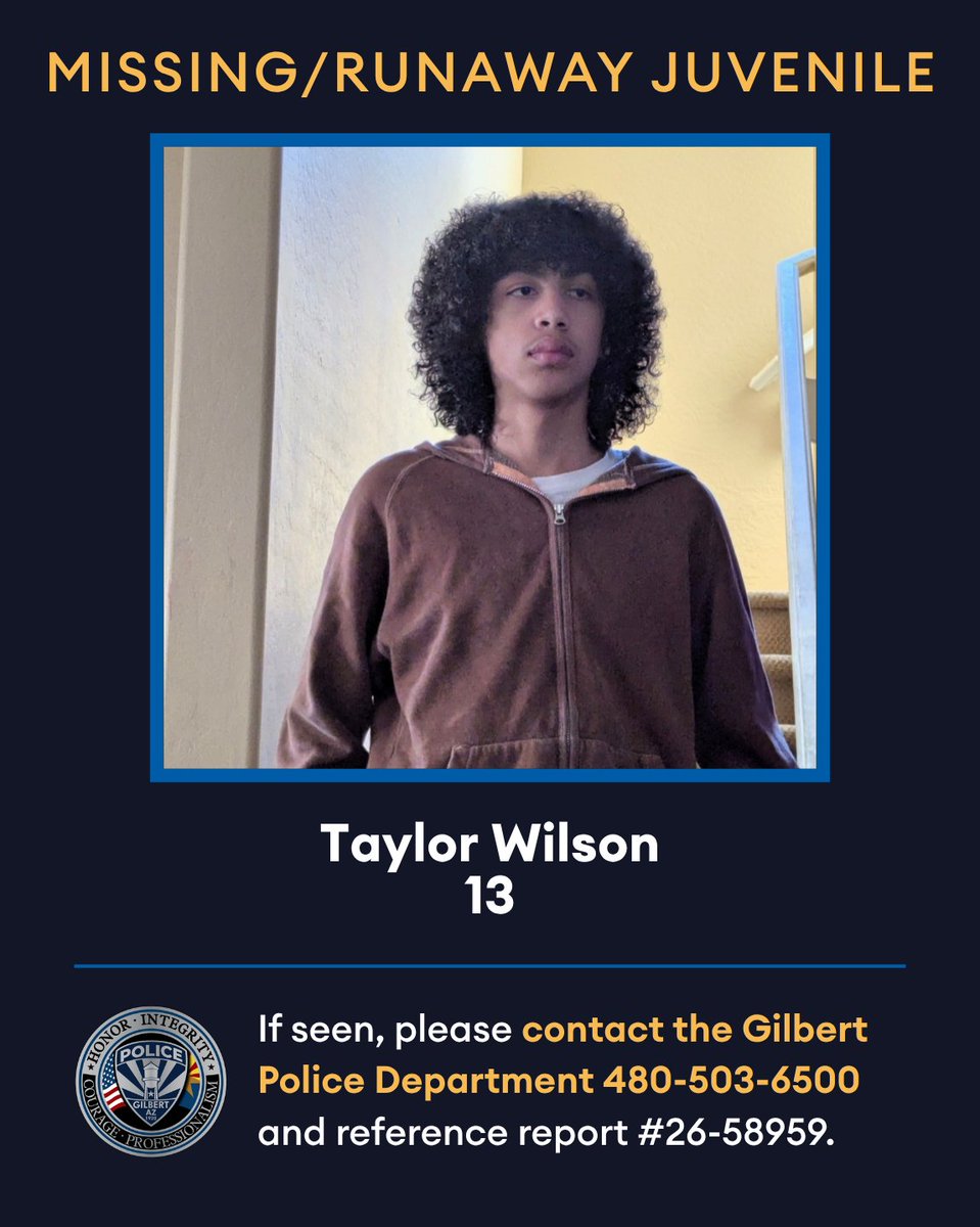 Gilbert Police Dept. tweet media