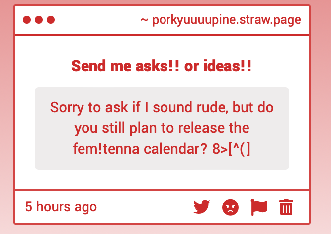 Porkyuupine 🐾 - COMMS OPEN tweet media