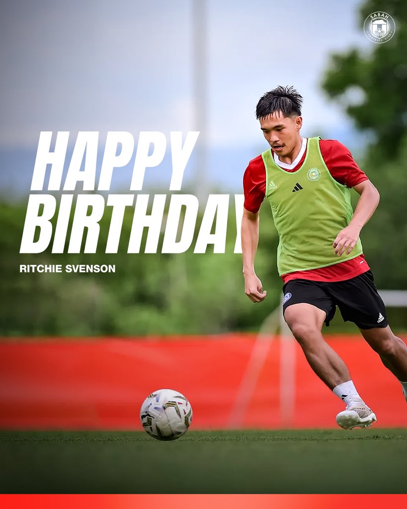 SabahFCofficial's tweet image. Selamat ulang tahun, Ritchie! 🦏🥳

Kongsikan juga ucapan anda di bahagian komen 💬

#SabahFC #RitchieSvenson
#BangunlahBersatuSemua