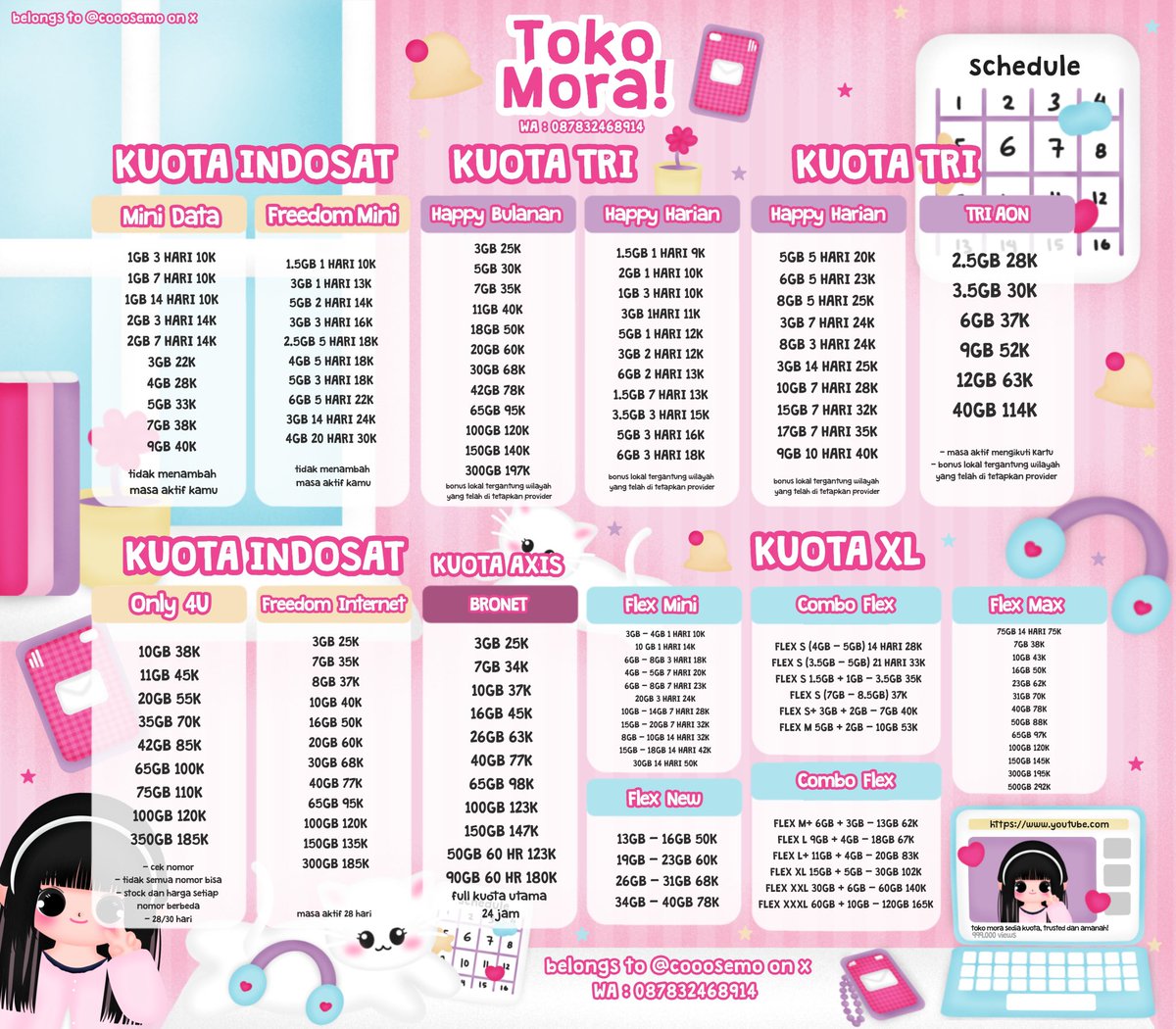 mora ৎ୭ order di wa!🐰 tweet media
