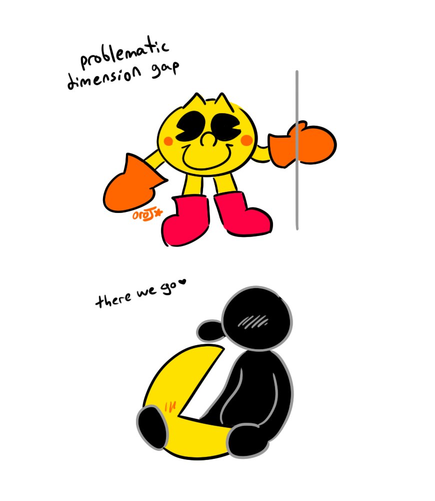 oro_junestar's tweet image. thinkin bout pac and watch again🥺 #pacman #mrgameandwatch #pacandwatch